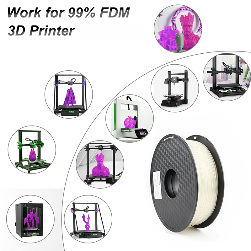 Impresora 3d de filamento Tpu de fábrica de China 1 kg 175 mm